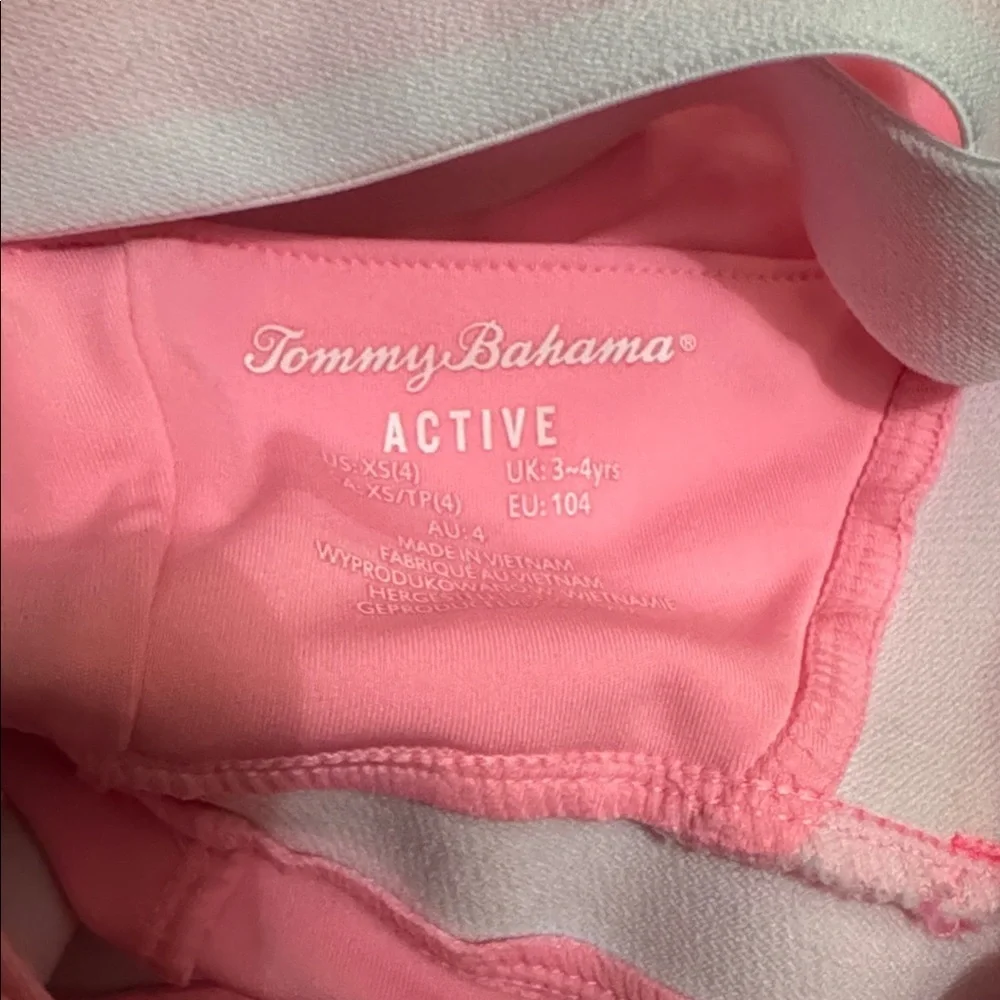 Tommy Bahama Kids 3-4 Years Old Hot Pink Athletic Sporty Activewear Dress Used